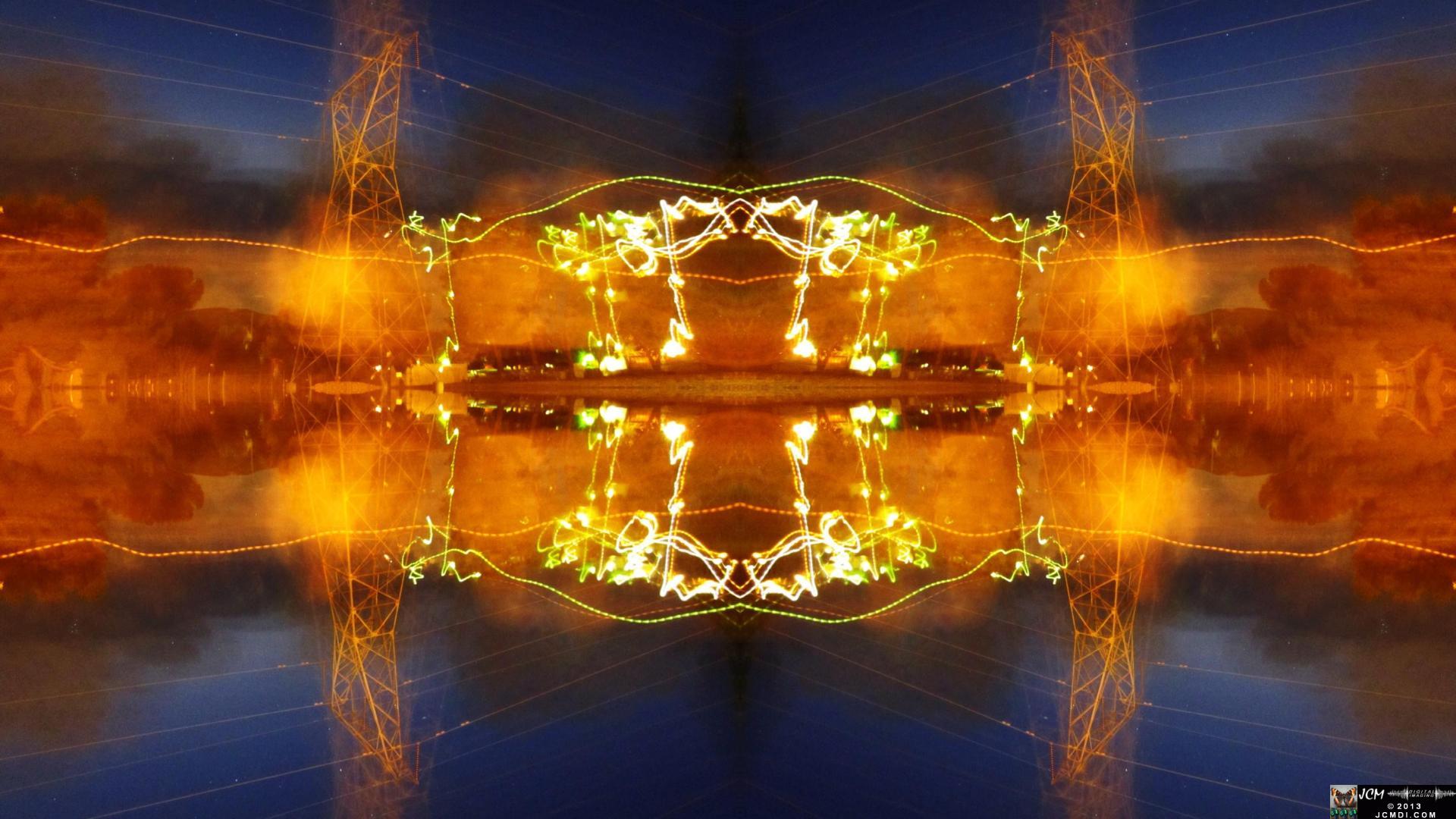 Quadroscopic art made from an digital image taken in and around Santa Clarita, California.